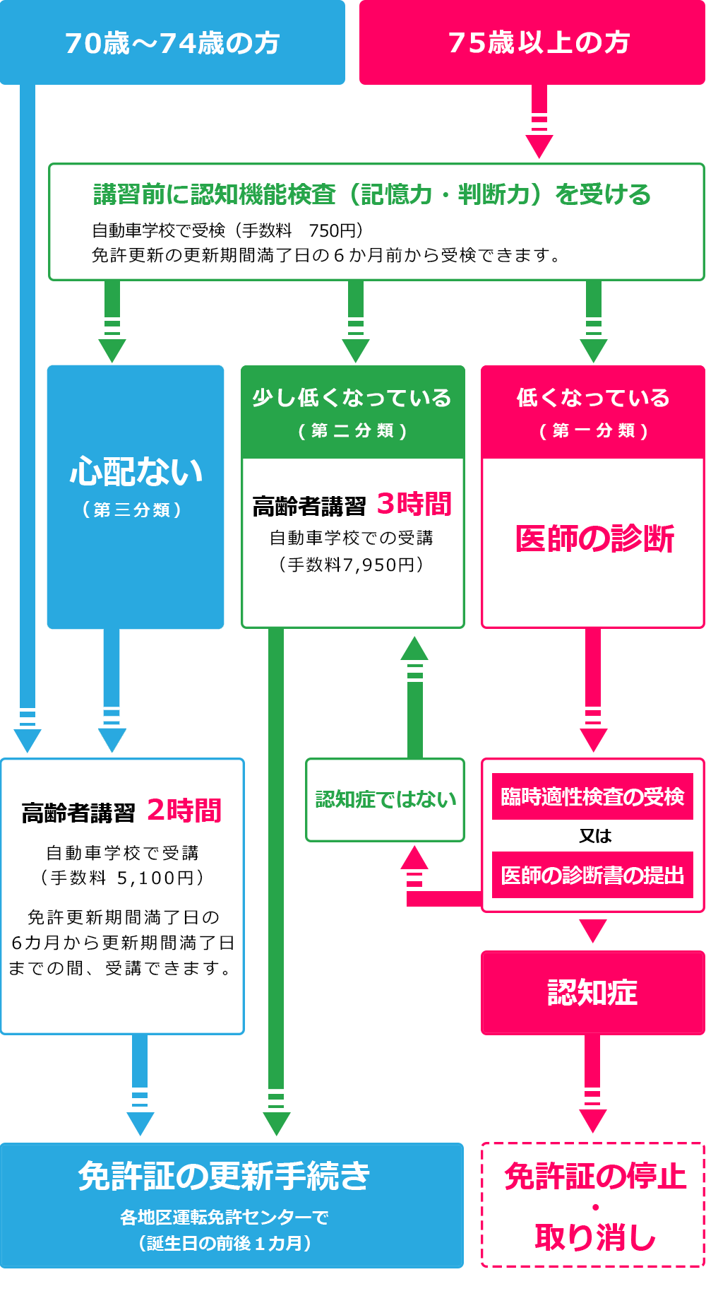 認知症検査チャート